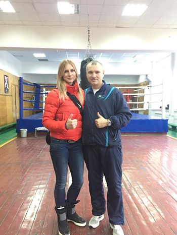 Фото з випускницею НУФВСУ , чудовою спортсменкою, люблячою матір’ю , красунею та просто гарною людиною Марією Бовою ( Бадуліною).26.11.17. Приємно коли такі люди приходять на свята спорту та 